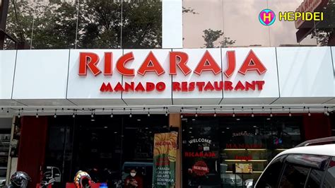 RICA RAJA Topnya Manado Restaurant Indonesian Food HEPIDEI YouTube