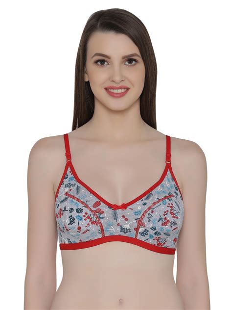 Buy Clovia Cotton Non Padded Non Wired Printed Full Cup Bra Bra For Women 2309981 Myntra