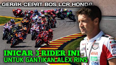 RINS RESMI KE YAMAHA 3 RIDER INCARAN LCR HONDA CASTROL YouTube