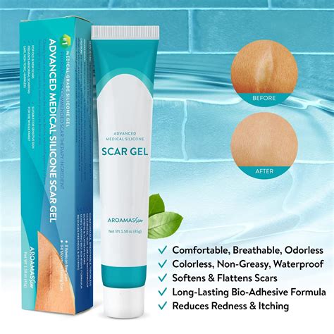 Buy Aroamas Scar Advanced Scar Gel Medical Grade Silicone Scar Gel