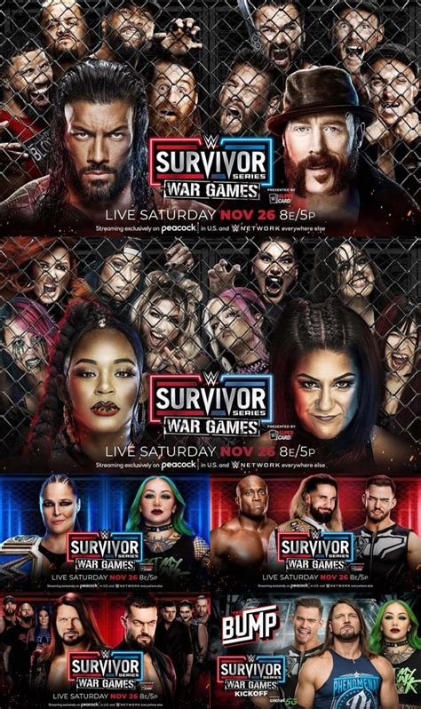 Wwe Survivor Series Wargames 2022 Match Card Rsquaredcircle