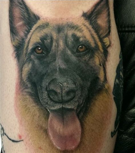 Update 73 Tattoos Of German Shepherds Latest In Coedo Vn