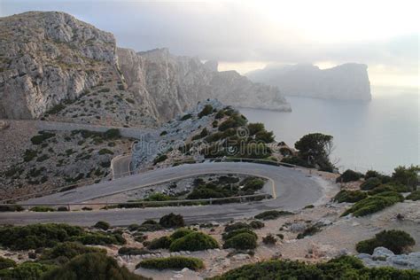 Cap Formentor Del Faro Costa Oeste Mallorca Imagen De Archivo