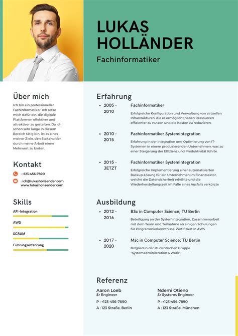 Bewerbung Als Fachinformatiker Systemintegration Vorlage