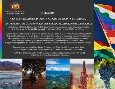 Aniversario De La Fundaci N Del Estado Plurinacional De Bolivia