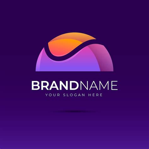 Free Vector | Gradient dome logo template