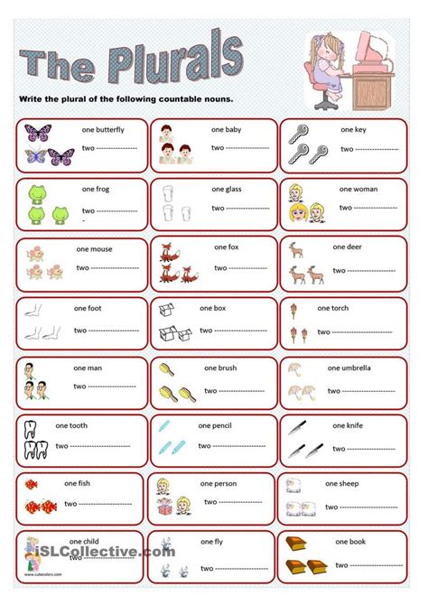 Single And Plural Worksheets