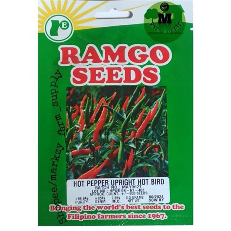 Ramgo Seeds Hot Chili Pepper Siling Labuyo Original And High Quality Lazada Ph