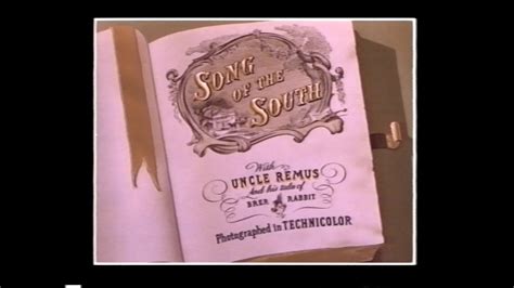 Song Of The South UK VHS Opening Disney 1992 HQ Audio YouTube