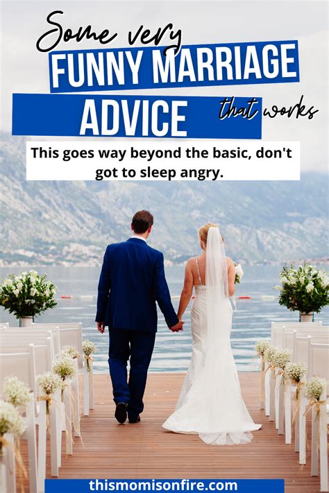 Hilarious And Useful Marriage Advice