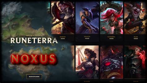 League Of Legends Noxus Champions