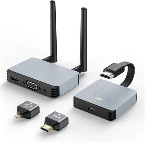 Émetteur et récepteur HDMI sans fil avec adaptateur convertisseur HDMI