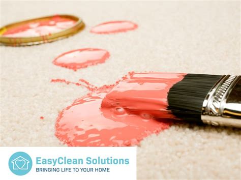 How To Remove Paint From Carpet Easyclean Solutions