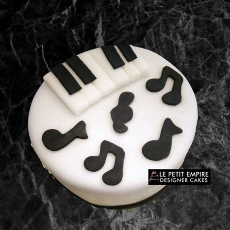 Music Notes Cake - LE PETIT EMPIRE Designer Cakes