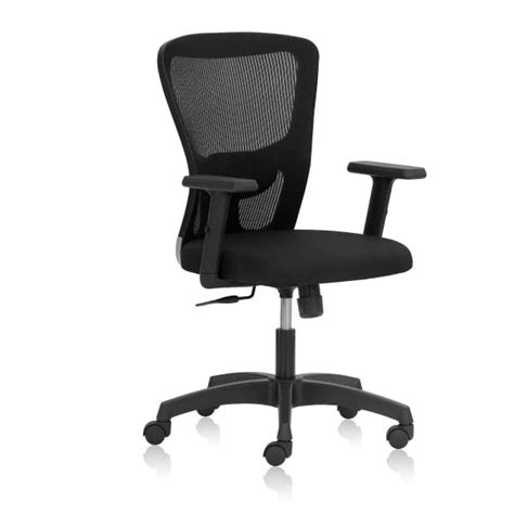 Transteel Fluid Basics Mid Back Ergonomic Chair With Mesh Back