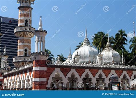 Historic Mosque Masjid Jamek At Kuala Lumpur Malaysia Editorial