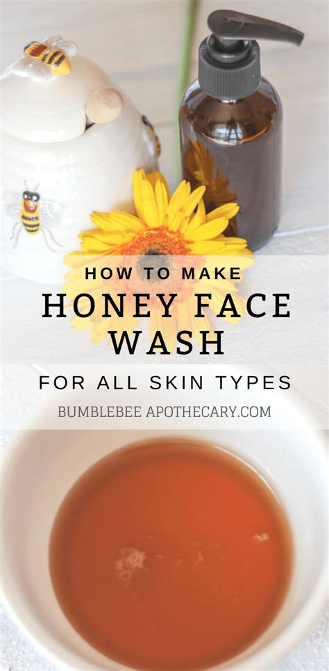 How To Make Honey Face Wash Recipe Honey Face Face Wash Recipe Honey Skin