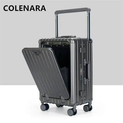 COLENARA 20-дюймовый чемодан для ноутбука с передним отверстием и ...