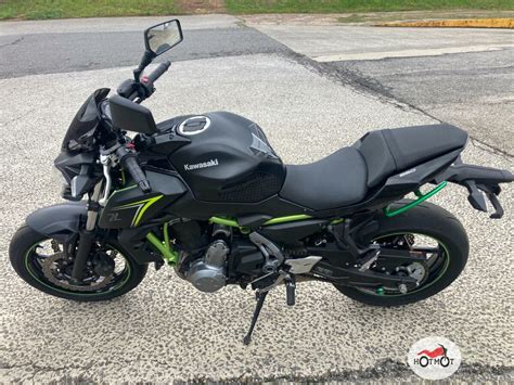 Купить б у Kawasaki Z 650 инжектор 6 передач в Москве чёрный naked bike 2018 года на Авто ру ID