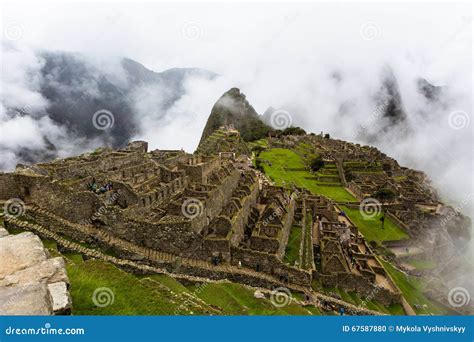 Monte HHuayna Picchu A Cidade Perdida Dos Incas Em Machu Picchu Imagem