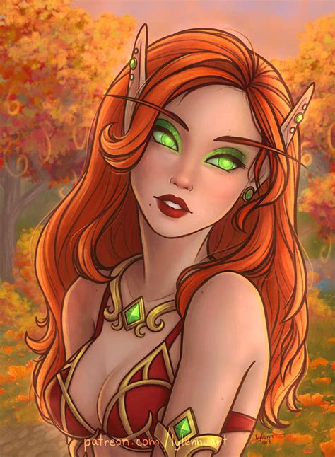 Bloodelf Portrait Nsfw Version By Lylenn On Deviantart