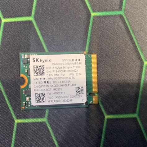 Sk Hynix Bc Gb Pcie Nvme M Gen X Ssd Disassemble