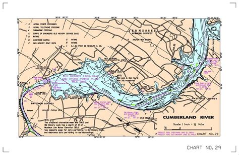 Old Hickory Lake Depth Map | Draw A Topographic Map