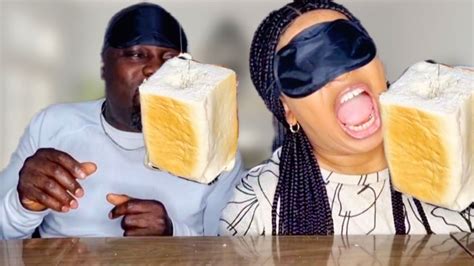 Asmr Blindfold Bread Challenge 🍞 Africanfood Mukbang Eating Show Youtube