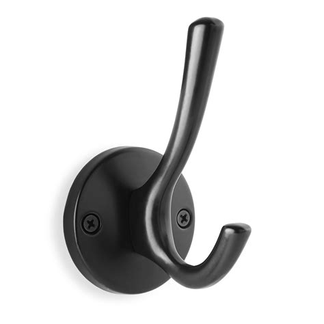 Cauldham Hook Matte Black Coat Hook Heavy Duty Count Lbs