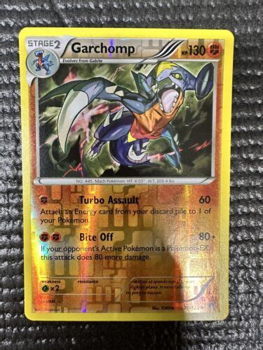 Garchomp Breakpoint Reverse Holo Rare Pokemon Card Ebay