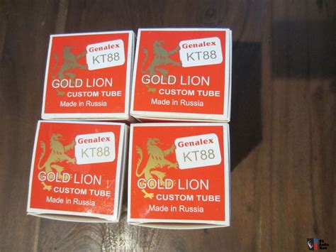 Genelex Gold Lion KT 88 Matched Quad Tube Set For Sale US Audio Mart