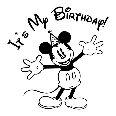 Happy Birthday Disney Mickey Mouse Svg My Birthday Mickey S Inspire