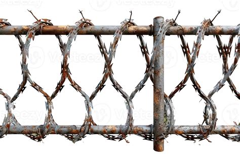 Wire Fence Isolated On Transparent Background Guardrail 46336005 Png