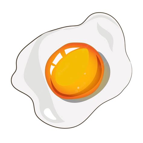 Premium Vector Fried Egg Scrambled Egg Top View Food Vector