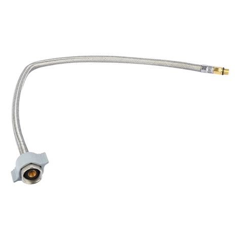 Conector Flexible Para Llave Monomando De X Pulgada Plata