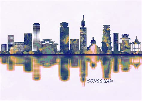 Dongguan Skyline Mixed Media By Nextway Art Fine Art America