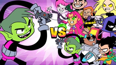 Teen Titans Go Jump Jousts Beast Boy Cn Games Youtube