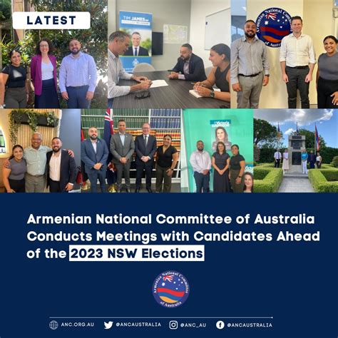 Armenian National Committee Of Australia Conducts Meetings With