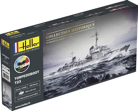 Heller 57011 Starter Kit Torpedoboot T23 1400 Amazonde Spielzeug