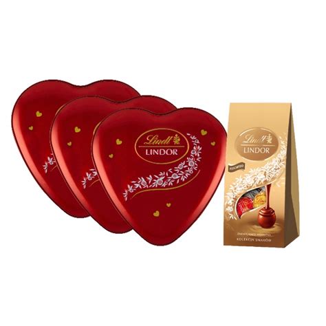 Lindt Lindor Praliny Serce Serduszko Puszka Czekolada Mleczna X G