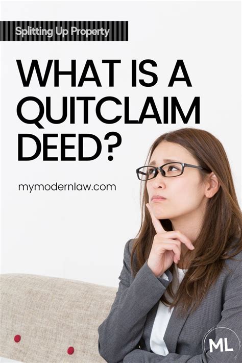 What Is A Quitclaim Deed And When Should I Use It Artofit