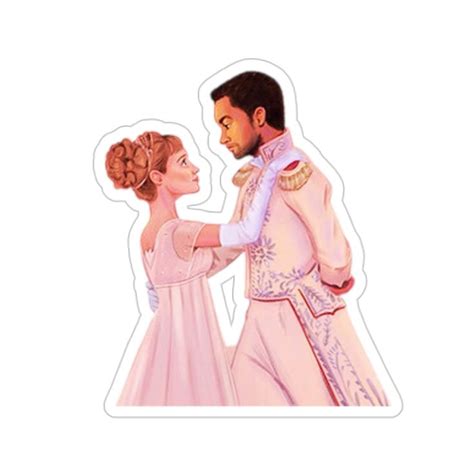 Bridgerton Simon And Daphne Sticker Royal Ballroom Decal Fan Art Bridgerton Show Fetch My