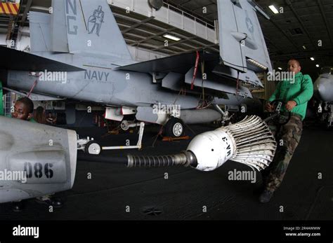 Us Navy Aviation Machinist S Mate Nd Class Pulls Out The Refueling