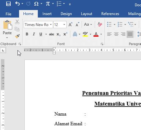 Cara Menyimpan File Di Word Mts Al Mu Min