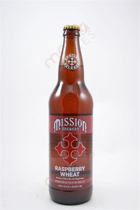 Mission Raspberry Wheat Ale 22fl Oz Morewines