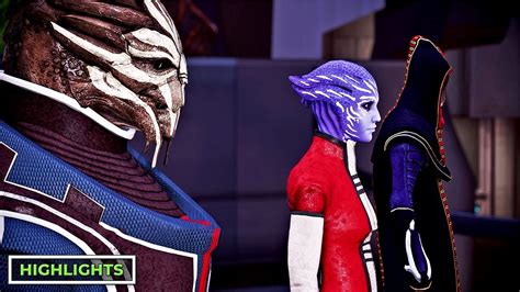 First Meeting With The Council Mass Effect 1 Youtube