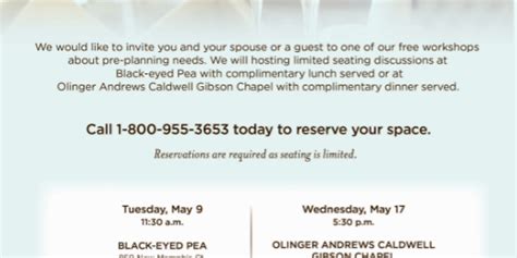 Olinger Andrews Caldwell Gibson Chapel Seminar Event - Visit Castle ...