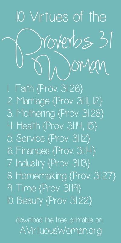 10 Virtues Of The Proverbs 31 Woman Pearls And Sashes