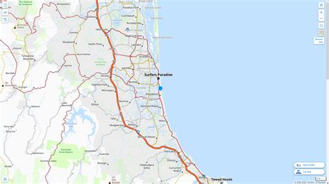 Gold Coast Map Australia