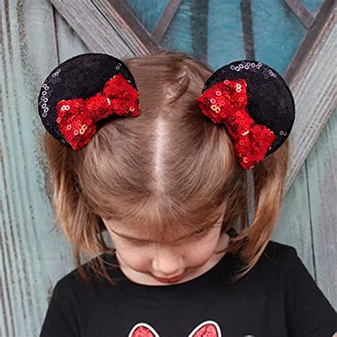 Poise3EHome 1 Diadema De Orejas De Minnie Mouse Para Mujeres Y Madres